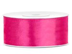 Satinband 25mm x 25m in Neon Pink